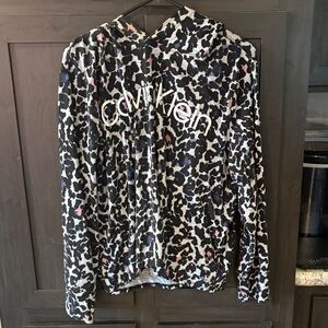 Calvin Klein Women's Multicolor Patterned Hoodie